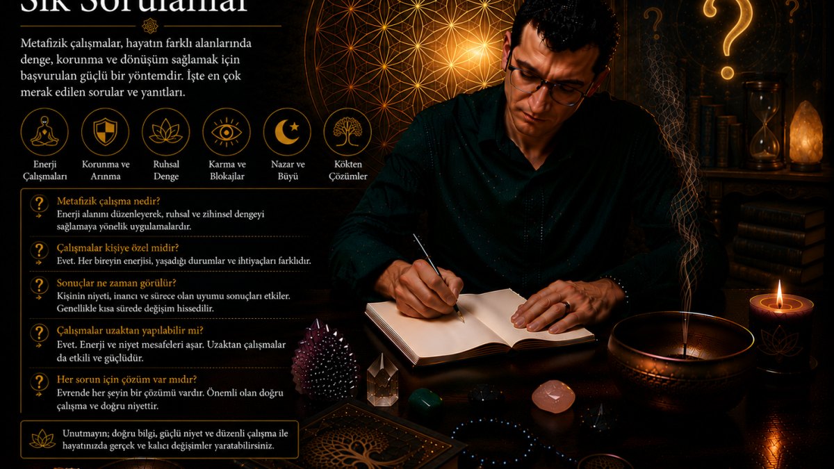 Metafizik Çalışmalarda Sık Sorulanlar