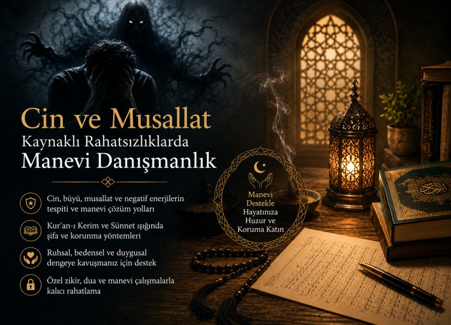 Cin ve Musallat Kaynaklı Rahatsızlıklarda Manevi Danışmanlık